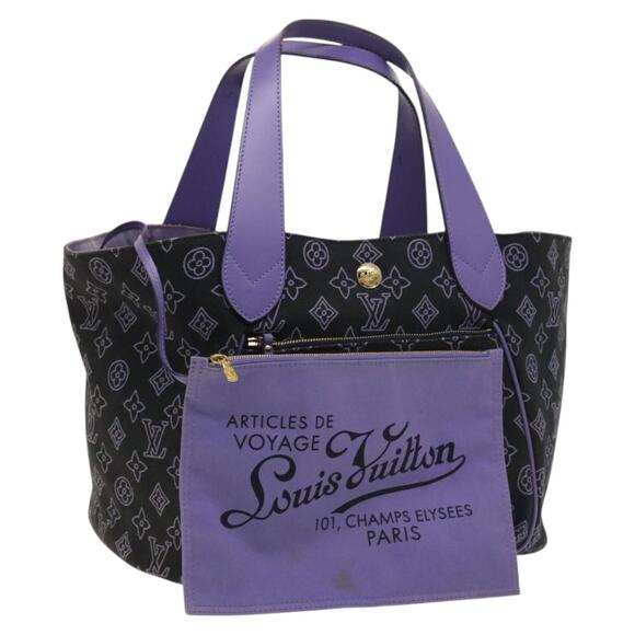 LOUIS VUITTON Beach Line Cabas Ipanema PM Bag Canvas Purple M95983 - Picture 1 of 16